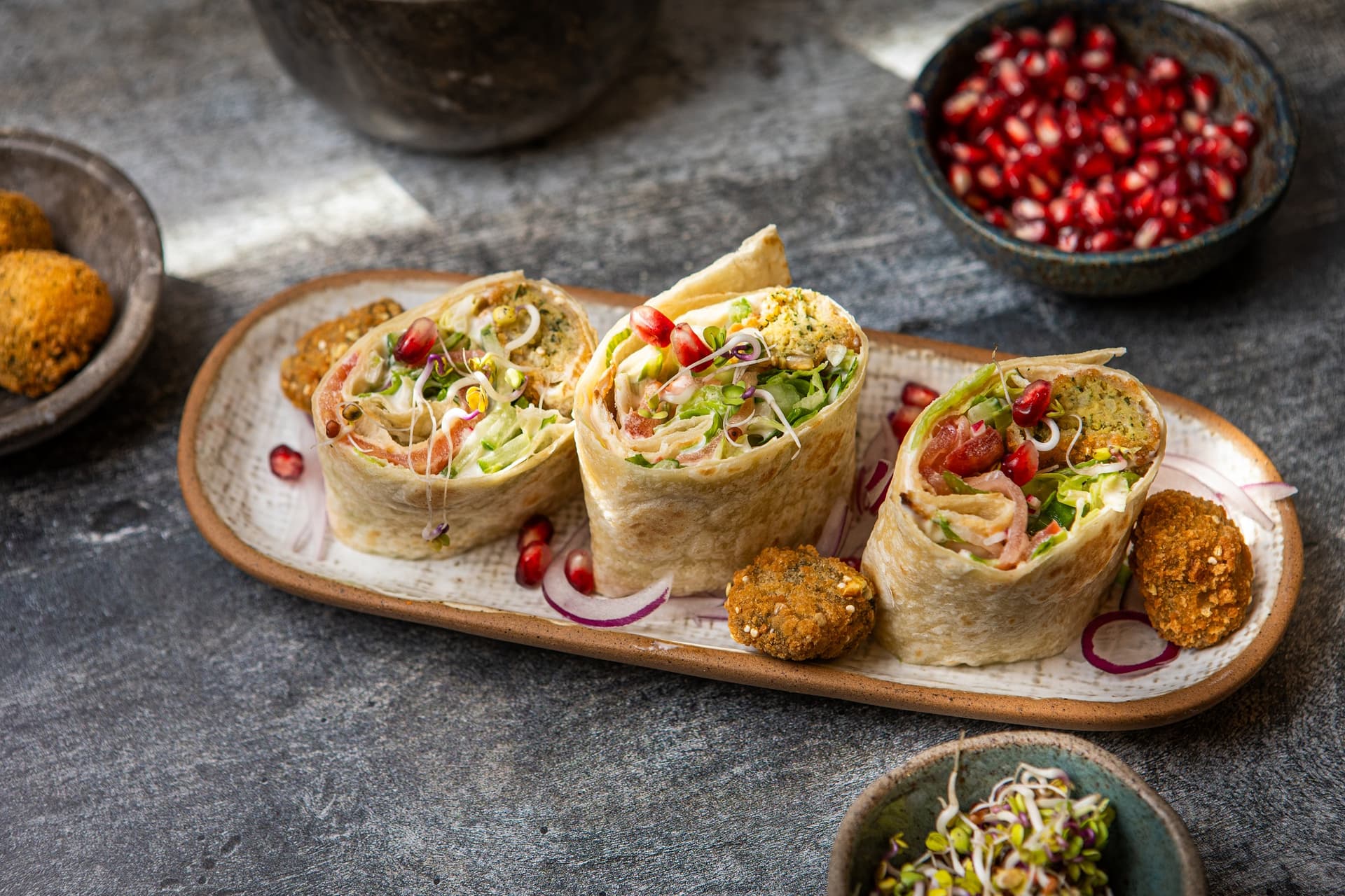 kozel-keleti_fuzios_falafel_wrap - Receptek Aviko Foodservice