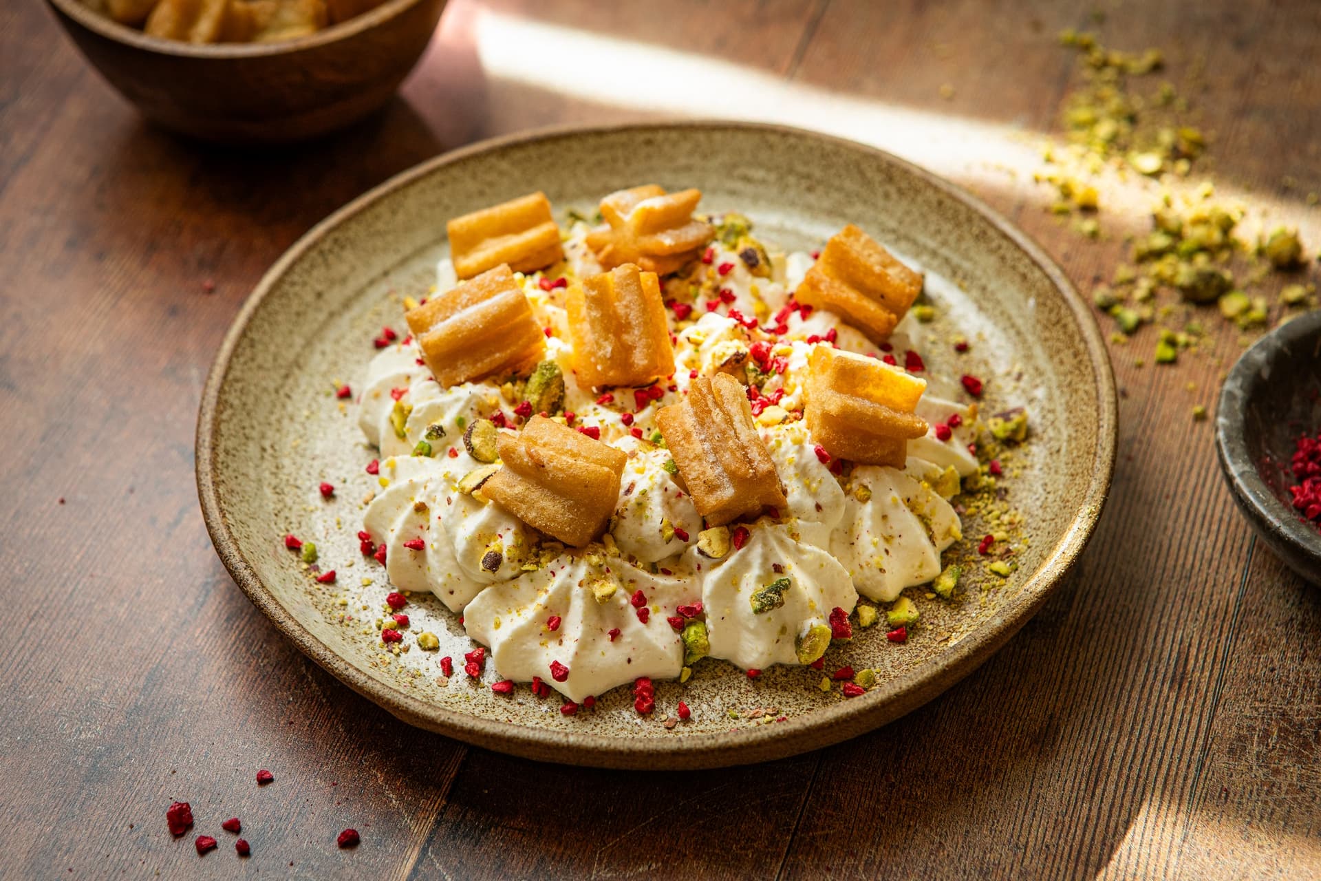pistachio_lemon_xxl_churros - Receptek Aviko Foodservice