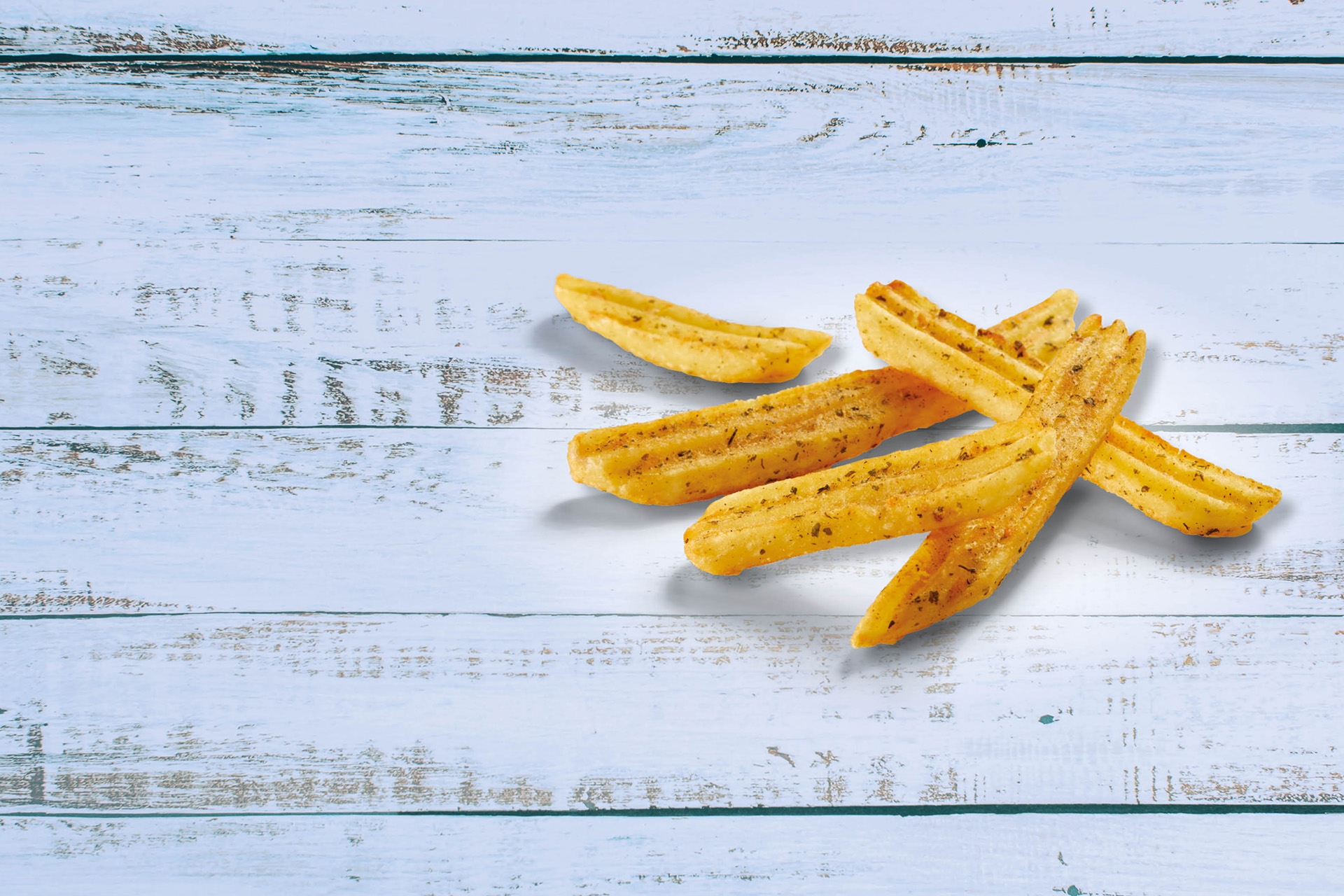 Aviko Wavy Blends Garlic&Herbs hullamos_burgonyahasabok_ropogos_fokhagymas-zoldfuszeres_bevonattal