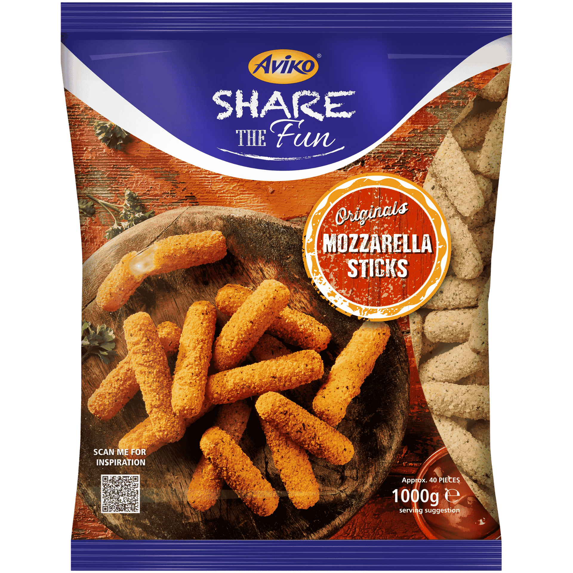 Aviko mozzarella_sajtrudak_csomagolas